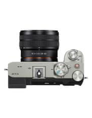 Sony ILCE7CM2LB brezzrcalni digitalni fotoaparat + SEL2860 objektiv, srebrn