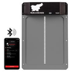 RUN-CHICKEN T80 avtomatska vrata za kokošnjak – v sivi barvi (z Bluetooth)