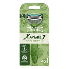Wilkinson Sword Brivnik za enkratno uporabo za moške Xtreme3 ECO Green 4 kosi
