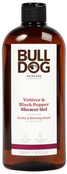 Bulldog Gel za prhanje z vetiverjem in črnim poprom 500 ml
