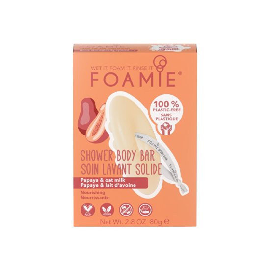 Foamie Negovalna nega za prhanje Oat to Be Smooth (ploščica za prhanje) 80 g
