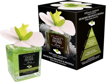 Aroma difuzor Beli mošus in pivonja 150 ml