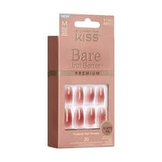 KISS Bare-But-Better Premium nohti - sijaj 30 kosov