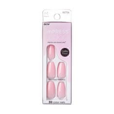 KISS Samolepilni nohti imPRESS Color MC Pink Dream 30 kosov