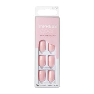 KISS Samolepilni nohti imPRESS Color Pick Me Pink 30 kosov