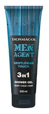 Dermacol Gel za tuširanje za moške 3v1 Gentleman Touch Men Agent (gel za tuširanje) 250 ml