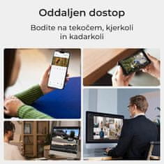 Reolink Argus B730 IP kamera, 4K 8MP UHD, WiFi, baterija, vrtenje, nočno snemanje, LED, aplikacija, vodoodporna