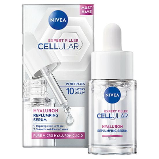 Nivea Hidratantni serum proti gubam Cellular Expert Filler Hyaluron 15 ml