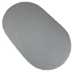 Mimiko Prevleka za okroglo ležišče Grey 150 cm x 100 cm