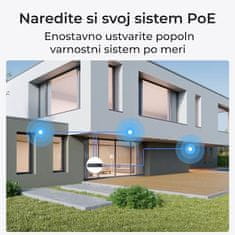 Reolink NVS16-12MD8 varnostni komplet, 1x snemalna enota + 8x kamera, 4K 12MP UHD+, PoE, aplikacija, IP67