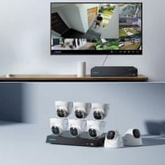 Reolink NVS16-12MD8 varnostni komplet, 1x snemalna enota + 8x kamera, 4K 12MP UHD+, PoE, aplikacija, IP67