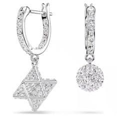 Swarovski Bleščeči asimetrični uhani s kristali Dexter 5693194