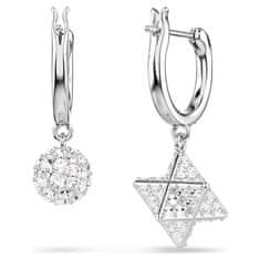 Swarovski Bleščeči asimetrični uhani s kristali Dexter 5693194
