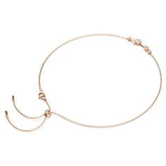 Swarovski Pozlačena ogrlica s kristalnimi biseri in cirkoni Constella 5729504