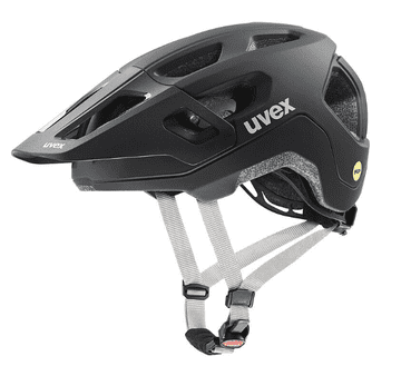 Uvex React Jr. čelada, MIPS, mat črna, št: 52-56