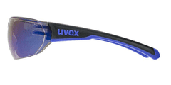 Uvex Equate očala, Mat Black-Blue/Mirror Blue