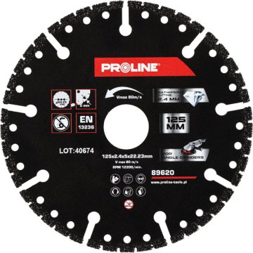 Proline DISK DIAMANTNI SEGMENTIRAN MULTI-MATERIAL 125MM 89620