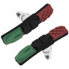 PROX Kolesarski zavorni bloki V-Brake 3 barve 72MM s notranjim navojem, Prox