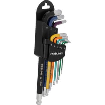 Proline KLJUČI IMBUS Z OKROGLIM NASTAVKOM 9KOM 1,5-10MM 48313