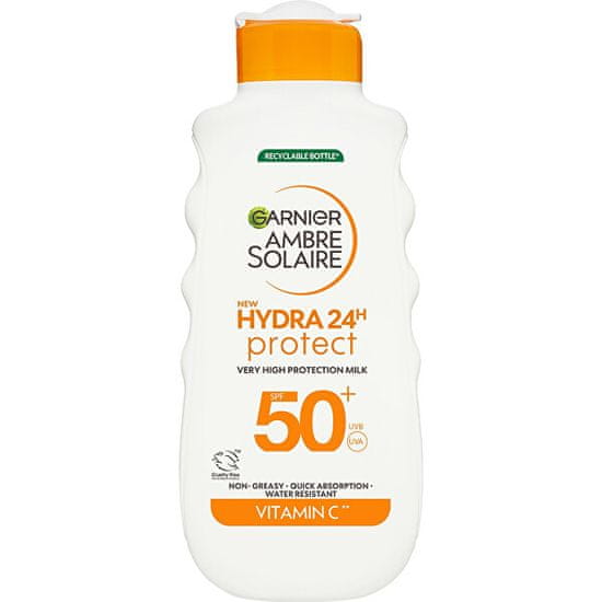Garnier Mleko za sončenje SPF 50 Ambre Solaire Hydra 24h Protect (Very High Protection Milk) 175 ml