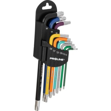 Proline KLJUČI TORX DOLGI SET 9KOM T10-T50 48315