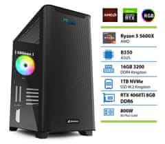 PCplus Gamer namizni računalnik, R5 5600X, 16GB, SSD1TB, RTX4060Ti (147415)