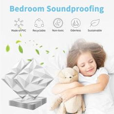 Netscroll 3D stenske plošče, 10-delni set dekorativnih tapet 30x30 cm, mat bela PVC, lahke, ognjevarne, za dom, kuhinjo, steno za TV, strop, lahko se barvajo, vodoodporne, ReliefWallpaper