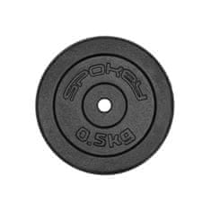 Spokey SINIS Litoželezni disk, 29 mm, 0,5 kg