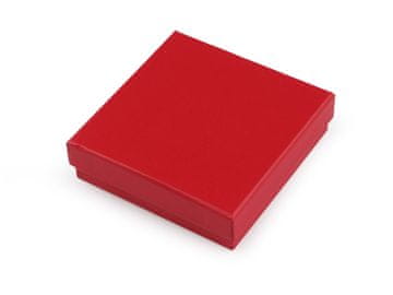 Škatlica za nakit 11x11 cm - rdeča mat