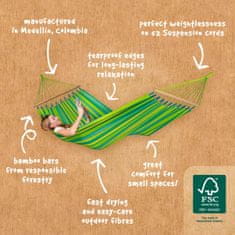 La Siesta Viseča mreža Alisio Lime Single