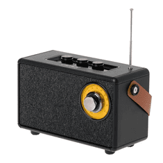 Camry Tranzistor CR 1902B, analogni FM, Bluetooth, USB, SD, črne barve