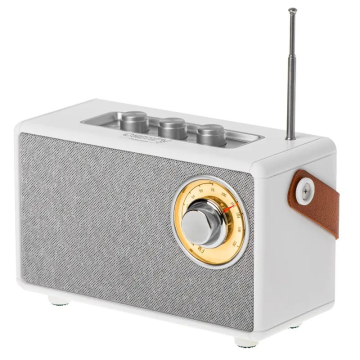 Camry Radio CR 1902W, analogni FM, Bluetooth, USB, SD, bele barve
