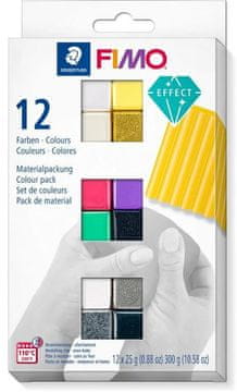 Rayher.	 FIMO Effect Colour set, 12x25g