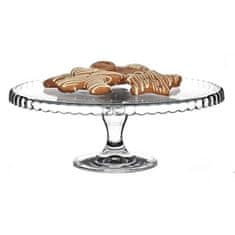 bar@drinkstuff Pladenj za torte s premerom 32,2 cm PATISSERIE steklo