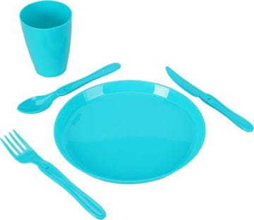 Piknik set v škatli 31 kosov modra KO-030001750blue