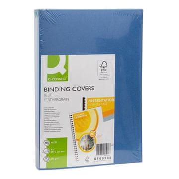 Q-Connect Zadnji ovitek, A4, 100 kosov, modra barva