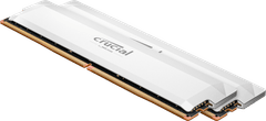 Crucial Pro Overclocking pomnilnik (RAM), 32 GB (2x 16 GB kit), DDR5, CL38, 6400 MHz, UDIMM, bel (CP2K16G64C38U5W)
