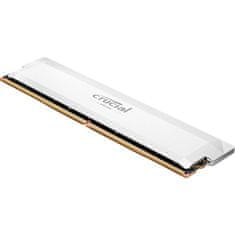 Crucial Pro Overclocking pomnilnik (RAM), 16 GB, DDR5, CL38, 6400 MHz, UDIMM, bel (CP16G64C38U5W)