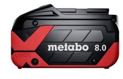 Metabo baterija LiHDX 18 V 8.0 Ah (624975000)
