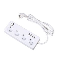 Moye MOYE VOLTAIC SMART POWER STRIP V2 4 EU PLUGS + 4 USB PLUGS 3680W 16A PAMETNA RAZDELILNA LETEV