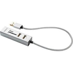 Yenkee YHC 101SR USB COMBO HUB + bralnik