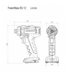 Metabo akumulatorski vrtalnik/vijačnik PowerMaxx BS 12 (601036890)