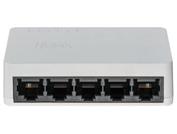 HiLook Powered by HIKVISION switch NS-0505D/ 5x port/ 1000 Mbps RJ45 port/ 1 Gbps/ Plastic