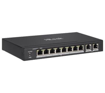 HiLook HIKVISION stikalo NS-0310P-60/ 8x port/ 10/100 Mbps RJ45 portov PoE / 2x Gb uplink