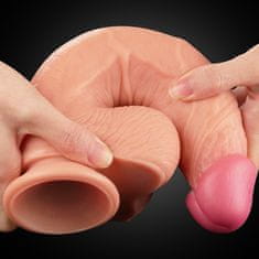Lovetoy Dual Layer Platinum Silicone Cock 25 cm