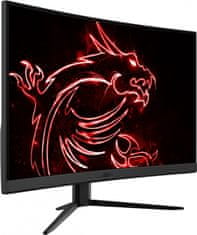 MSI Zaslon G27C4 E3 / 27" / FHD / 180Hz / 1ms / ukrivljen / črn