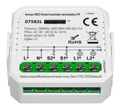 Immax NEO SMART krmilnik z možnostjo zatemnitve V9, 2 gumba, Zigbee 3.0, TUYA