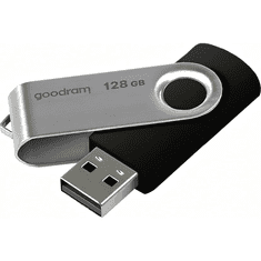 GoodRam USB KLJUČ 128GB 2.0 za shranjevanje podatkov črno srebrn