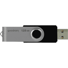 GoodRam USB KLJUČ 128GB 2.0 za shranjevanje podatkov črno srebrn