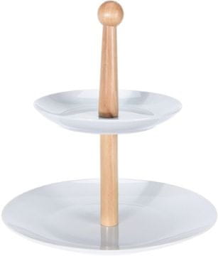 EXCELLENT Odlično KO-628900200 za sladkarije, porcelan, 2 etaži